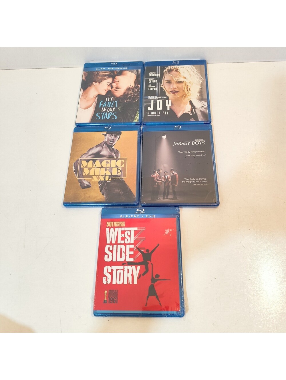 Lot of 5 blue-Ray Assorted Movies Brand New Sealed